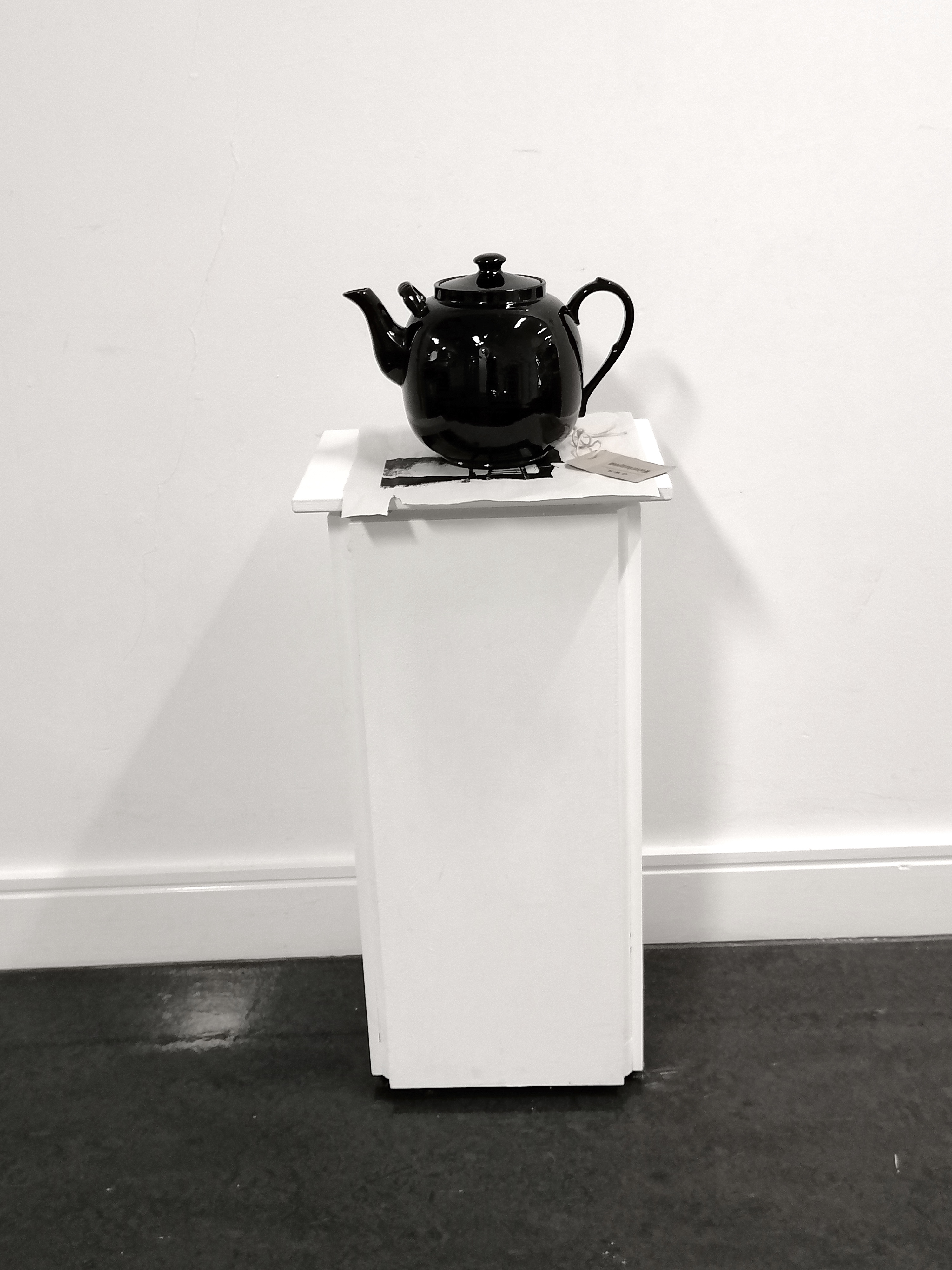 oversized teapot featured in Tea Ritual print 
